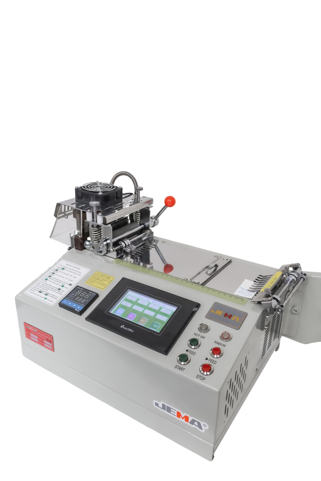 JM-120EHS MÁQUINA CORTADORA ELECTRÓNICA DE ETIQUETAS EN CALIENTE DE NUEVA GENERACIÓN