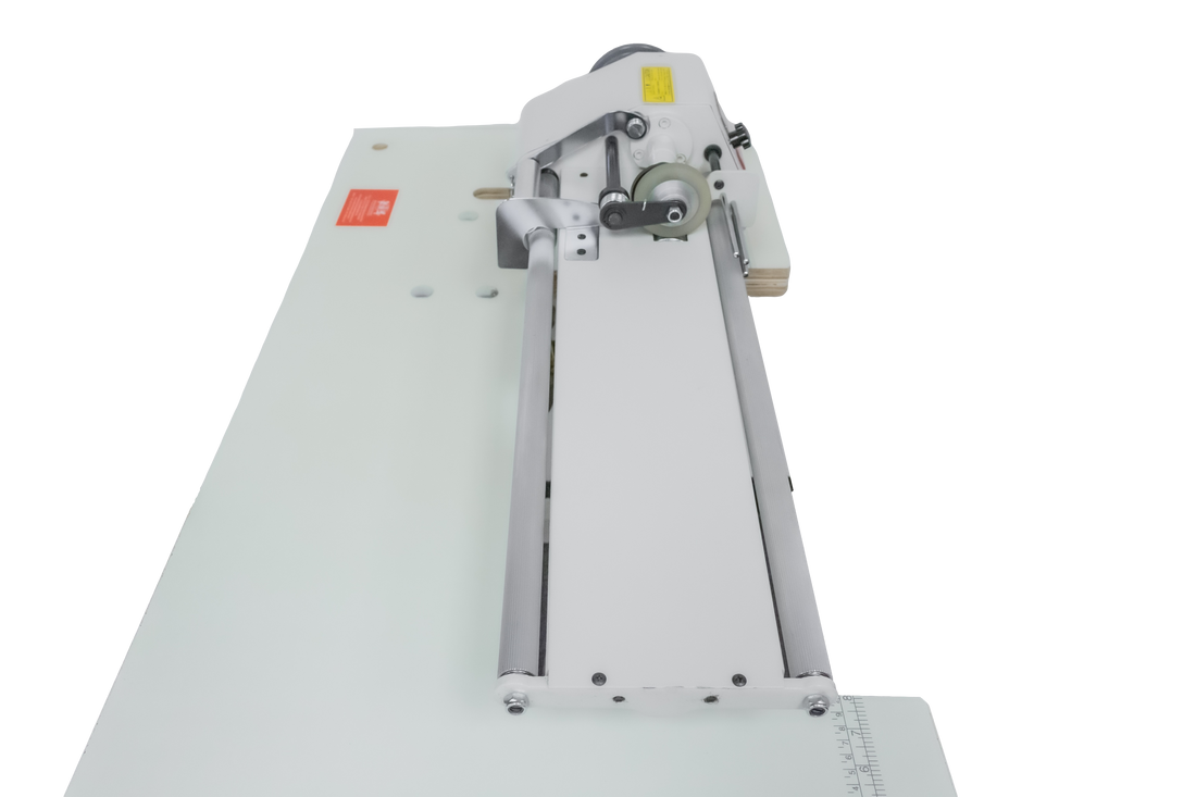 JM-801A CLOTH SLITTING BIAS MACHINE W/ SERVO MOTOR