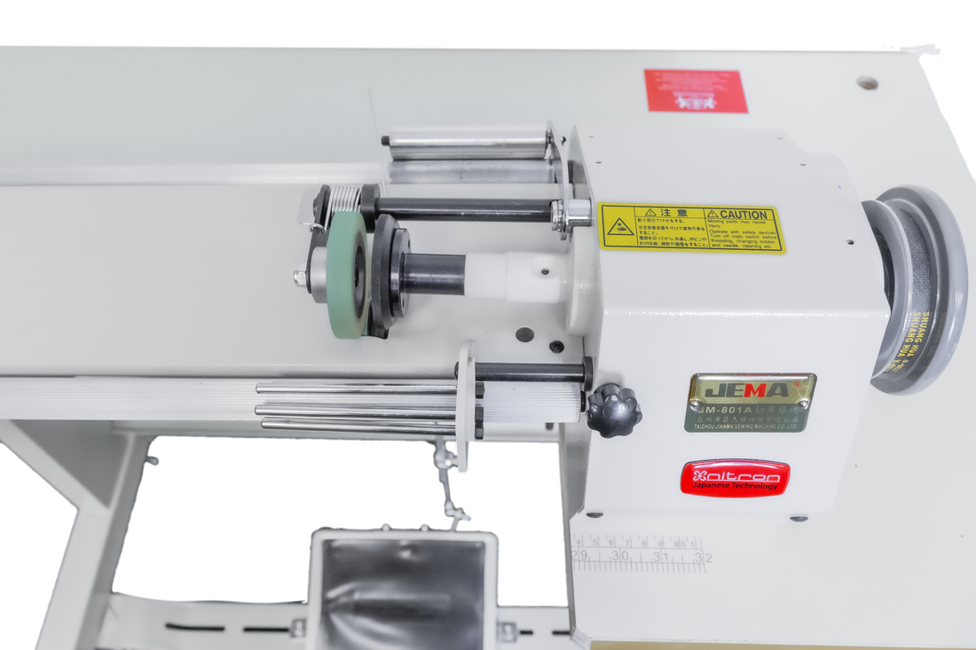 JM-801A CLOTH SLITTING BIAS MACHINE W/ SERVO MOTOR