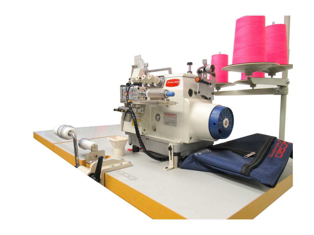 NT-8400T-040M2-247-P-ACC AUTOMATIC OVERLOCK SEWING MACHINE W/ ELASTIC DEVICE