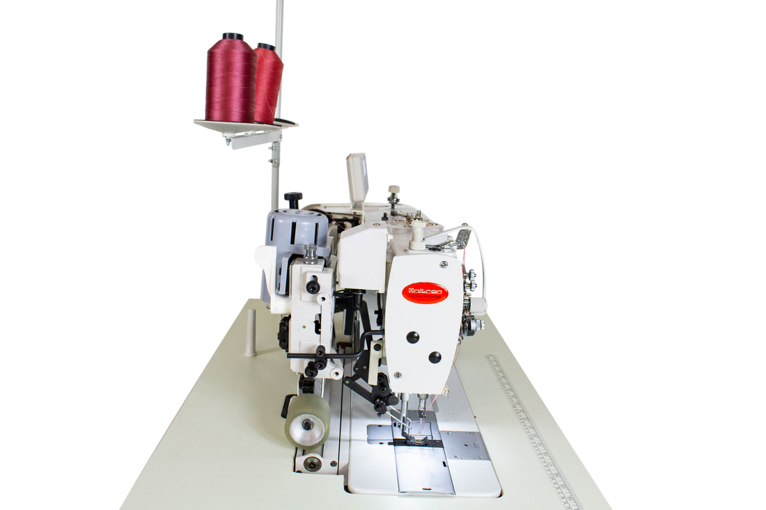 NT-8722-D4 HEAVY DOUBLE NEEDLE SEWING MACHINE W/RAISING TYPE PULLER