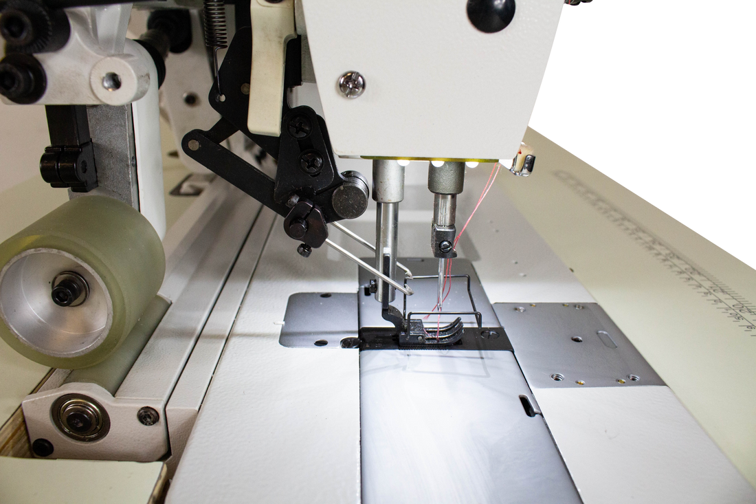NT-8722-D4 HEAVY DOUBLE NEEDLE SEWING MACHINE W/RAISING TYPE PULLER