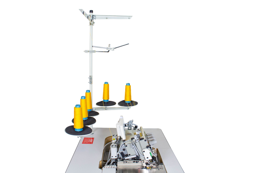 NT-8200T-05X5/56/7/P/A PHENUMATIC HEAVY 5 THREADS OVERLOCK SEWING MACHINE AUTOMATIC W/DIRECT DRIVE MOTOR