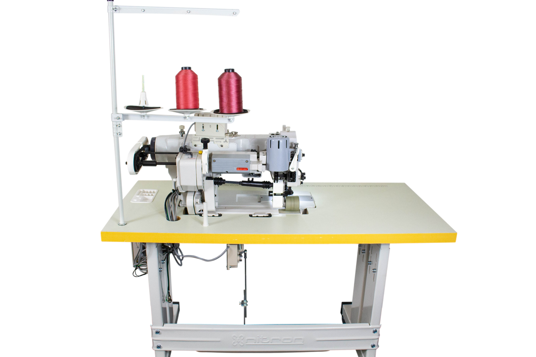 NT-8722-D4 HEAVY DOUBLE NEEDLE SEWING MACHINE W/RAISING TYPE PULLER