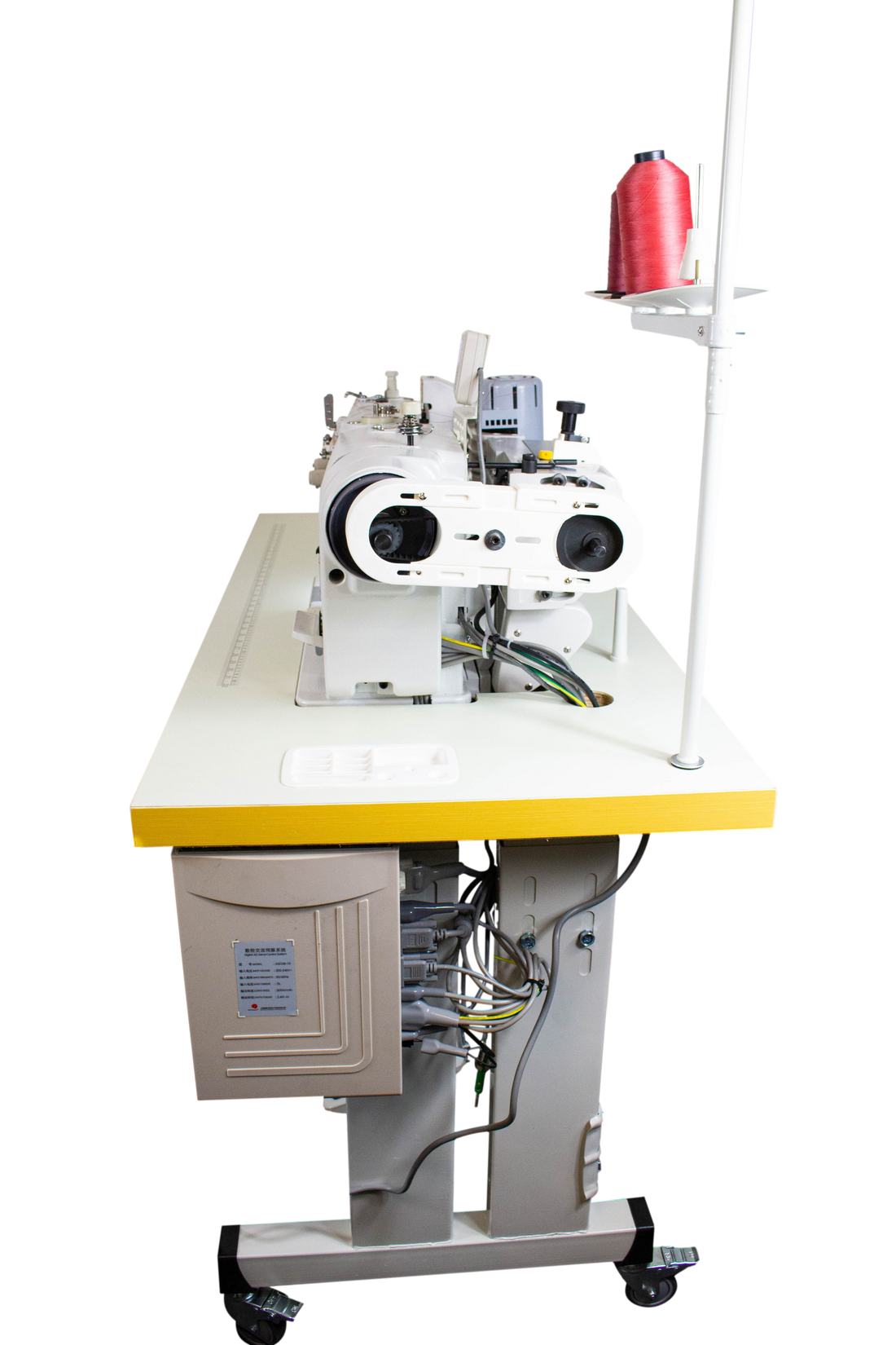 NT-8722-D4 HEAVY DOUBLE NEEDLE SEWING MACHINE W/RAISING TYPE PULLER