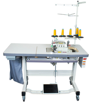 NT-8200T-05X5/56/7/P/A PHENUMATIC HEAVY 5 THREADS OVERLOCK SEWING MACHINE AUTOMATIC W/DIRECT DRIVE MOTOR