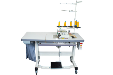 NT-8200T-05X5/56/7/P/A PHENUMATIC HEAVY 5 THREADS OVERLOCK SEWING MACHINE AUTOMATIC W/DIRECT DRIVE MOTOR