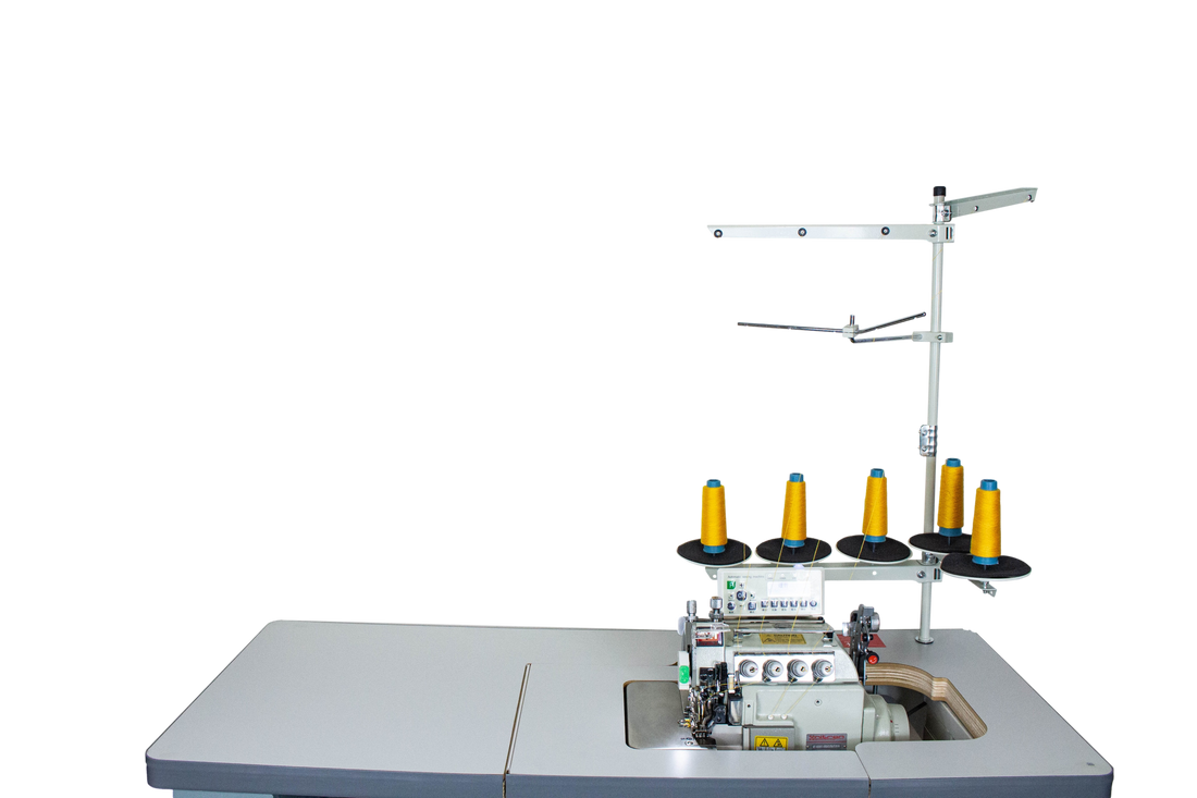 NT-8200T-05X5/56/7/P/A PHENUMATIC HEAVY 5 THREADS OVERLOCK SEWING MACHINE AUTOMATIC W/DIRECT DRIVE MOTOR