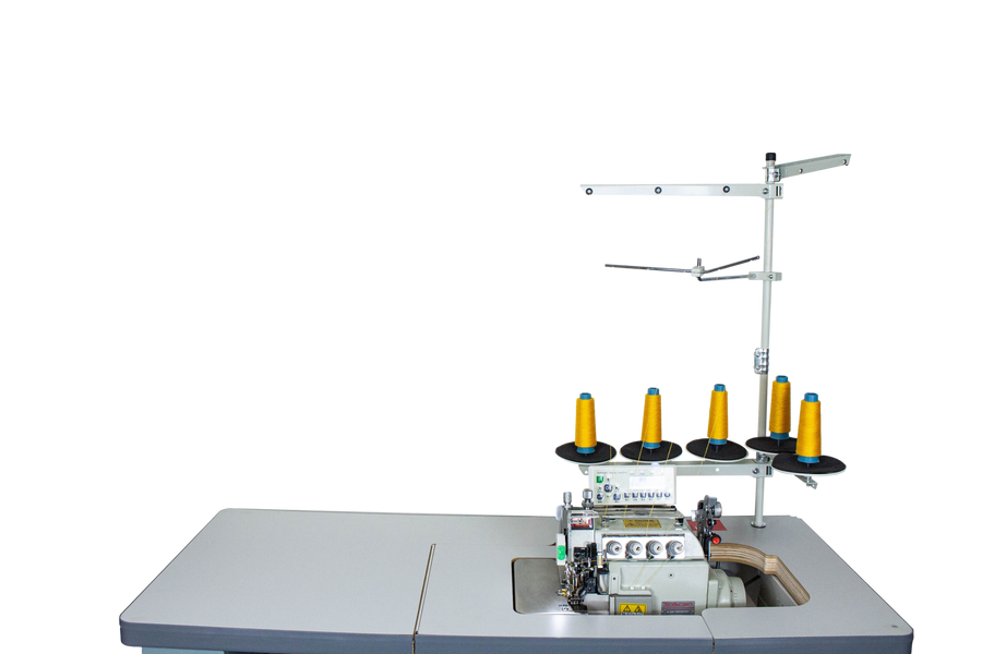 NT-8200T-05X5/56/7/P/A PHENUMATIC HEAVY 5 THREADS OVERLOCK SEWING MACHINE AUTOMATIC W/DIRECT DRIVE MOTOR