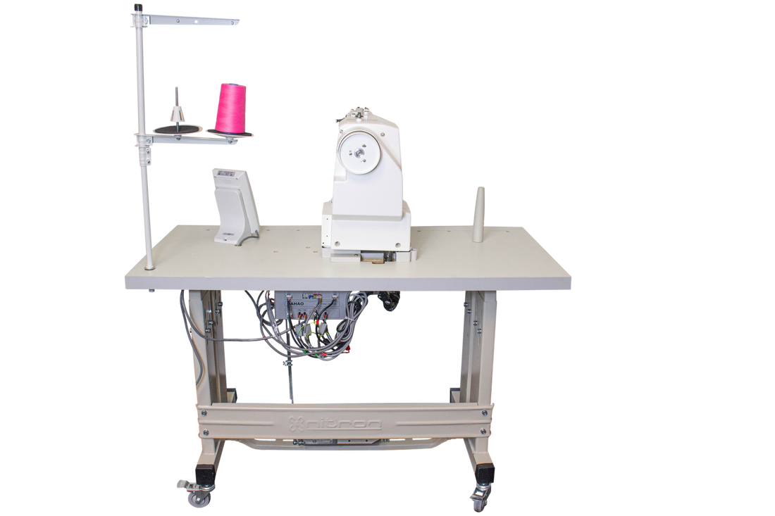 NT-430D-MO BARTACK MACHINE SEWING EYELETS FOR HATS