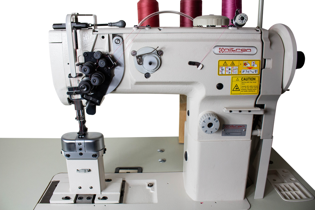 NT-1765 SEMI AUTOMATIC DOUBLE NEEDLE POST MACHINE
