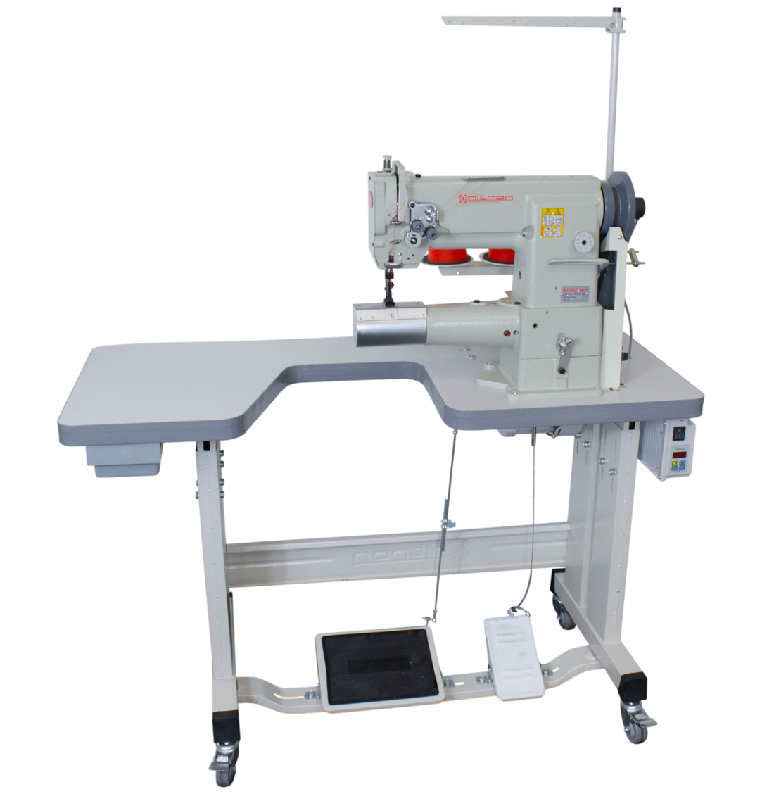 NT-JK-341 HEAVY DOUBLE NEEDLE WALKING FOOT CYLINDER SEWING MACHINE