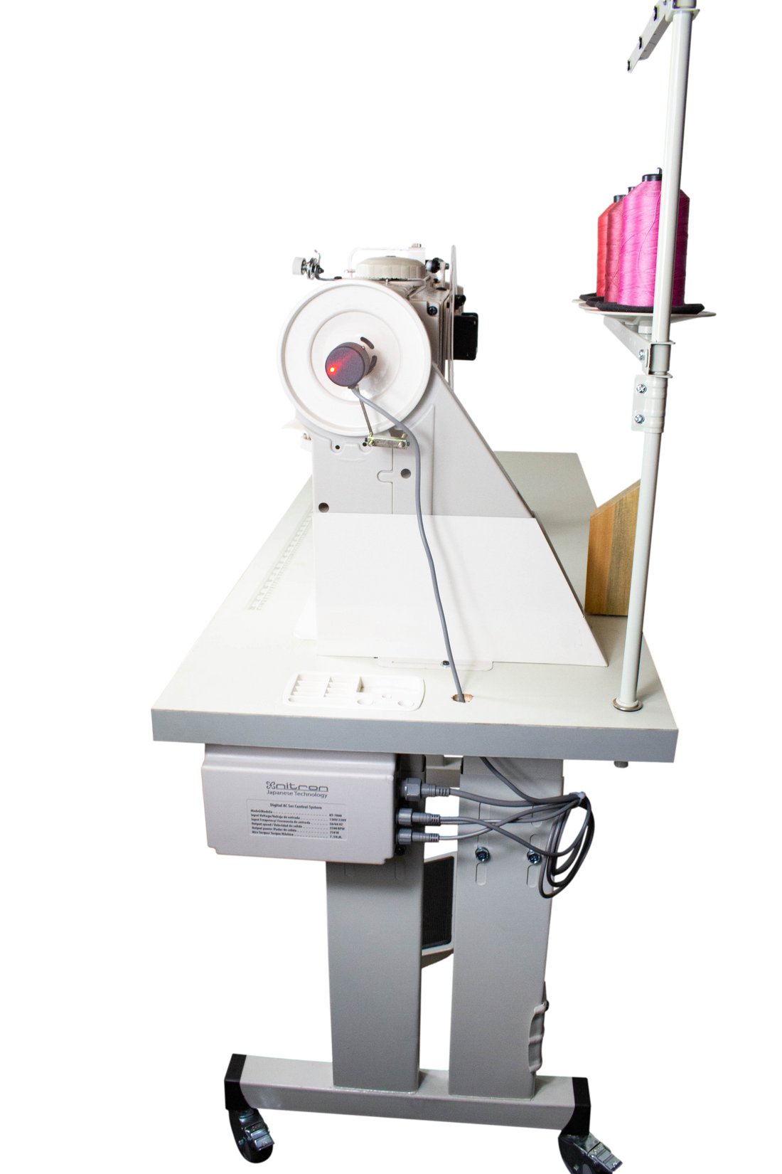 NT-1765 SEMI AUTOMATIC DOUBLE NEEDLE POST MACHINE