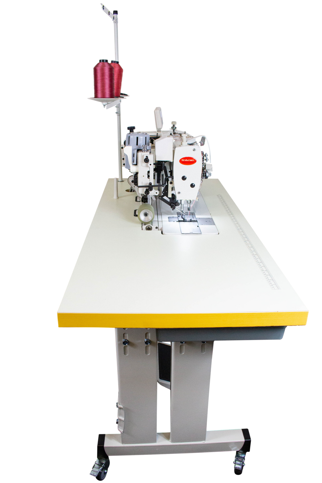 NT-8722-D4 HEAVY DOUBLE NEEDLE SEWING MACHINE W/RAISING TYPE PULLER