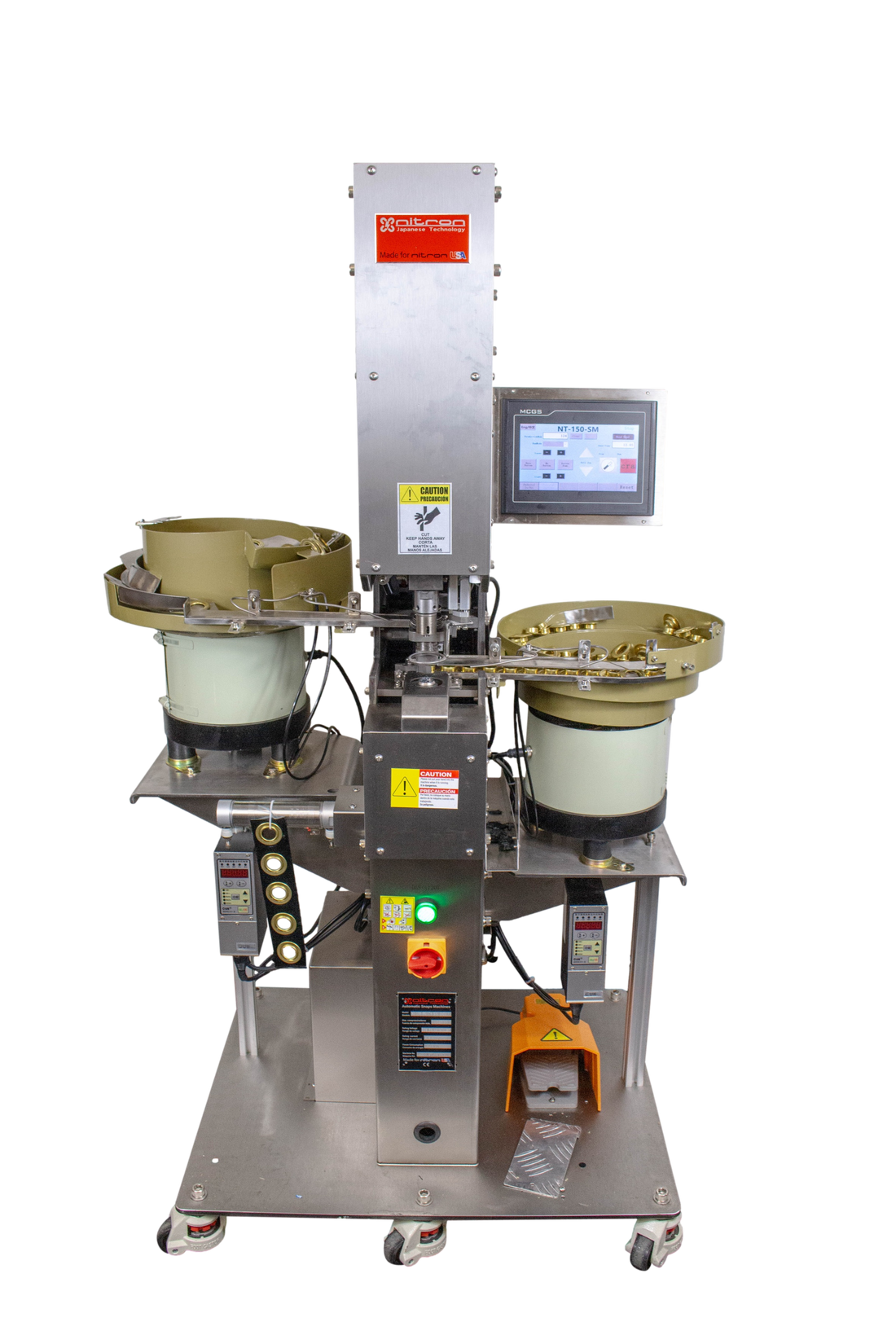 NT-150-SM-FULL AUTOMATIC BIG GROMMET MACHINE