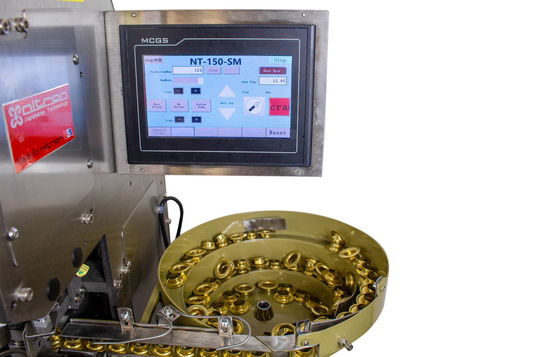 NT-150-SM-FULL AUTOMATIC BIG GROMMET MACHINE