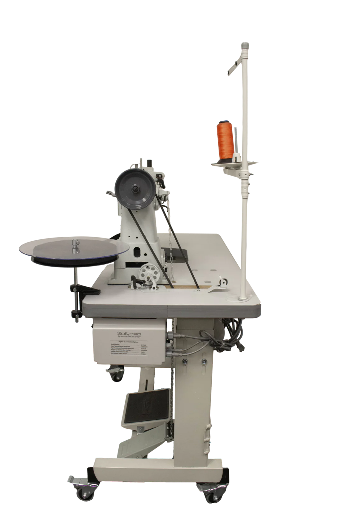 NT-335B CYLINDER BED SHOE REPAIR/PATCH ATTACHING WALKING FOOT SEWING MACHINE