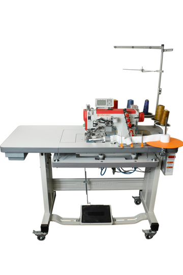 NT-500-02D/ATK MÁQUINA DE COSER AUTOMÁTICA DE ENCUADERNACIÓN AL BIAS CON PICADORA