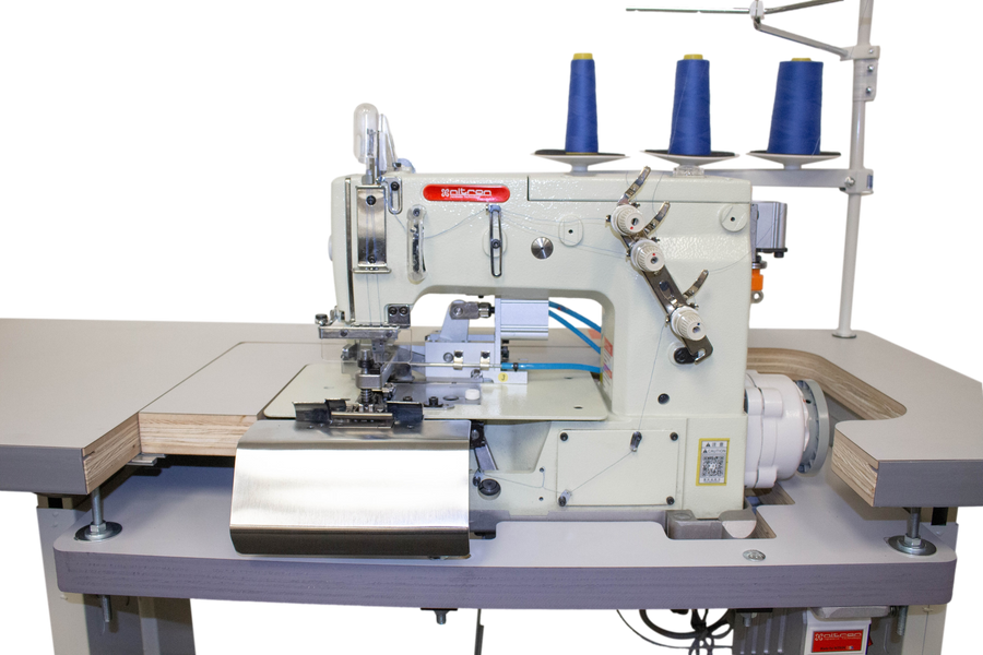 NT-2000C/D/ATK BELT & LOOP SEW & CUT COVER STITCH WITH CHAIN CUTTER SYSTEM & AUTOMATIC LIFTER  SEWING MACHINE