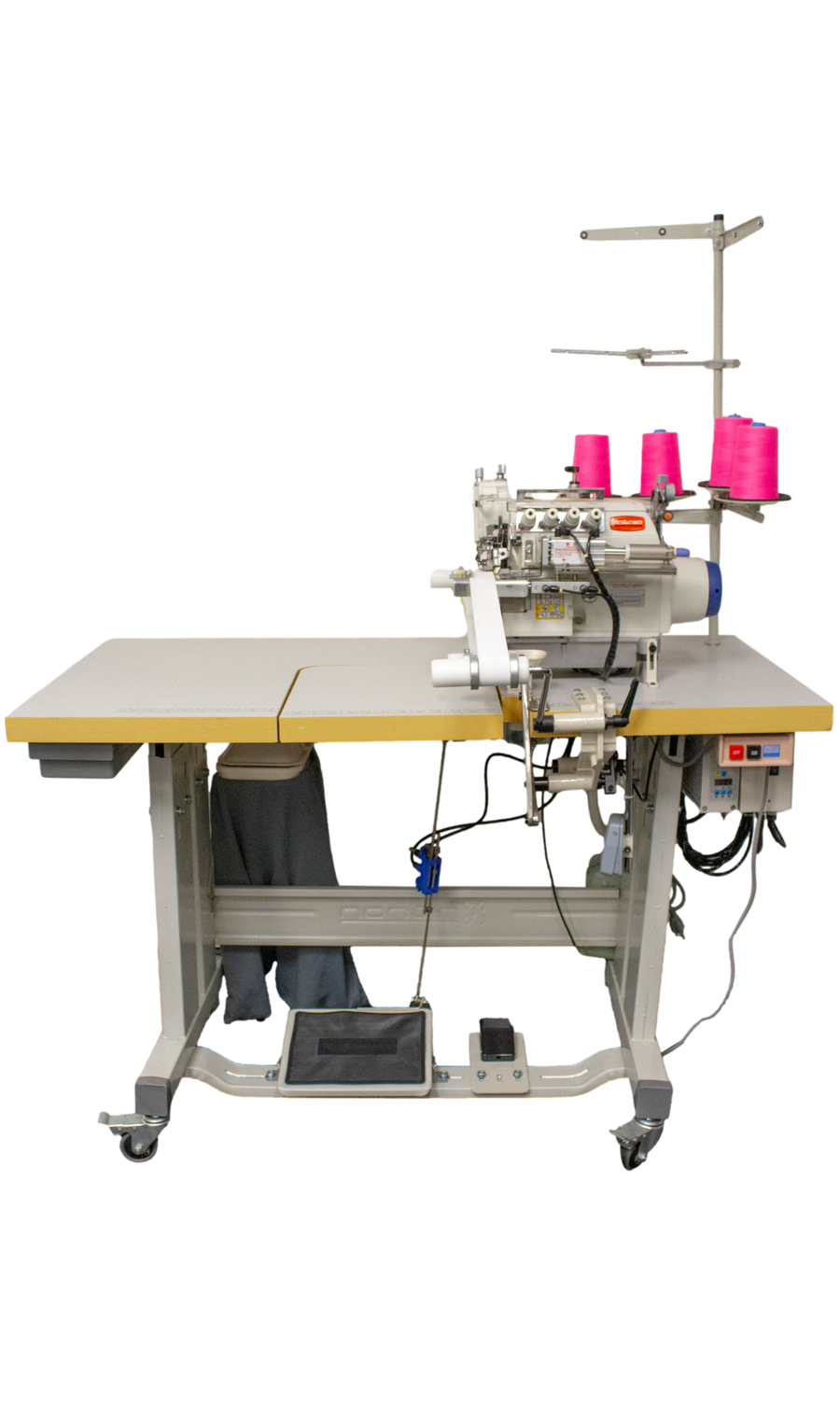 NT-8400T-040M2-247-P-ACC AUTOMATIC OVERLOCK SEWING MACHINE W/ ELASTIC DEVICE