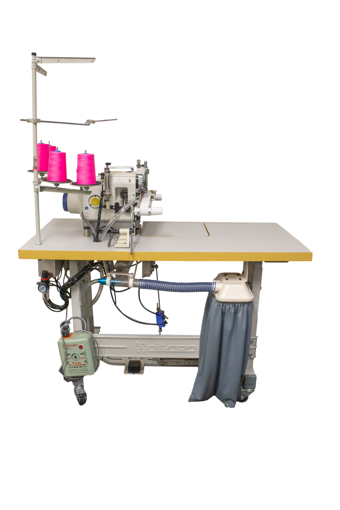 NT-8400T-040M2-247-P-ACC AUTOMATIC OVERLOCK SEWING MACHINE W/ ELASTIC DEVICE