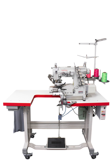 NT-L664PD-33ACX356/FT/PP/UT Máquina de coser Covestitch con ajuste automático de cintura elástica