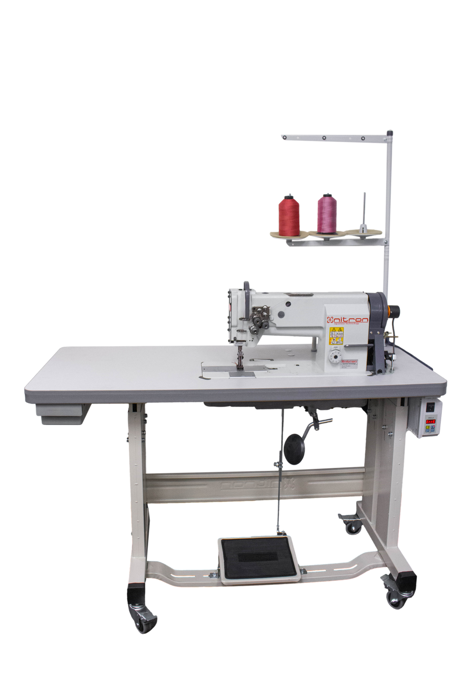 NT-4420 MÁQUINA DE PIE PARA CAMINAR DE DOBLE AGUJA PARA TRABAJO PESADO