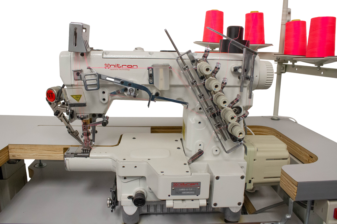 NT-L6800-D-7/P SMALL CYLINDER COVERSTITCH SEWING MACHINE