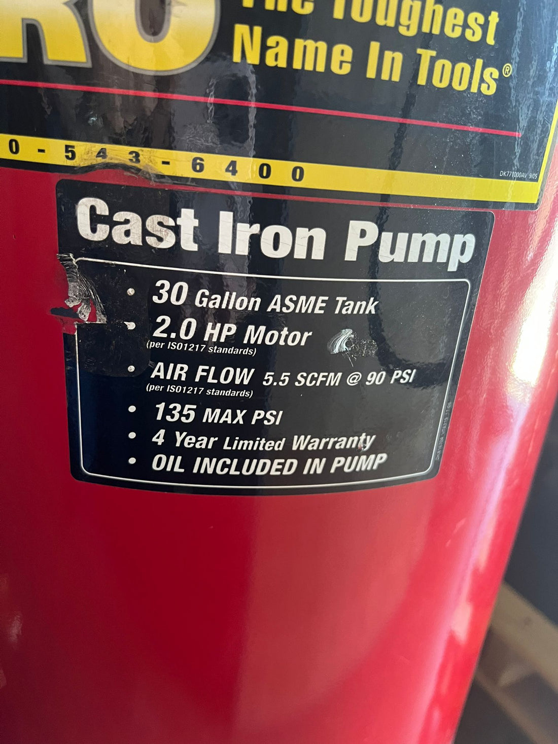 HIGH QUALITY AIR COMPRESSOR BLUE HEAVY DUTY WITH EXTRA STORAGE TANK AND DRYER