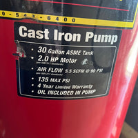 HIGH QUALITY AIR COMPRESSOR BLUE HEAVY DUTY WITH EXTRA STORAGE TANK AND DRYER