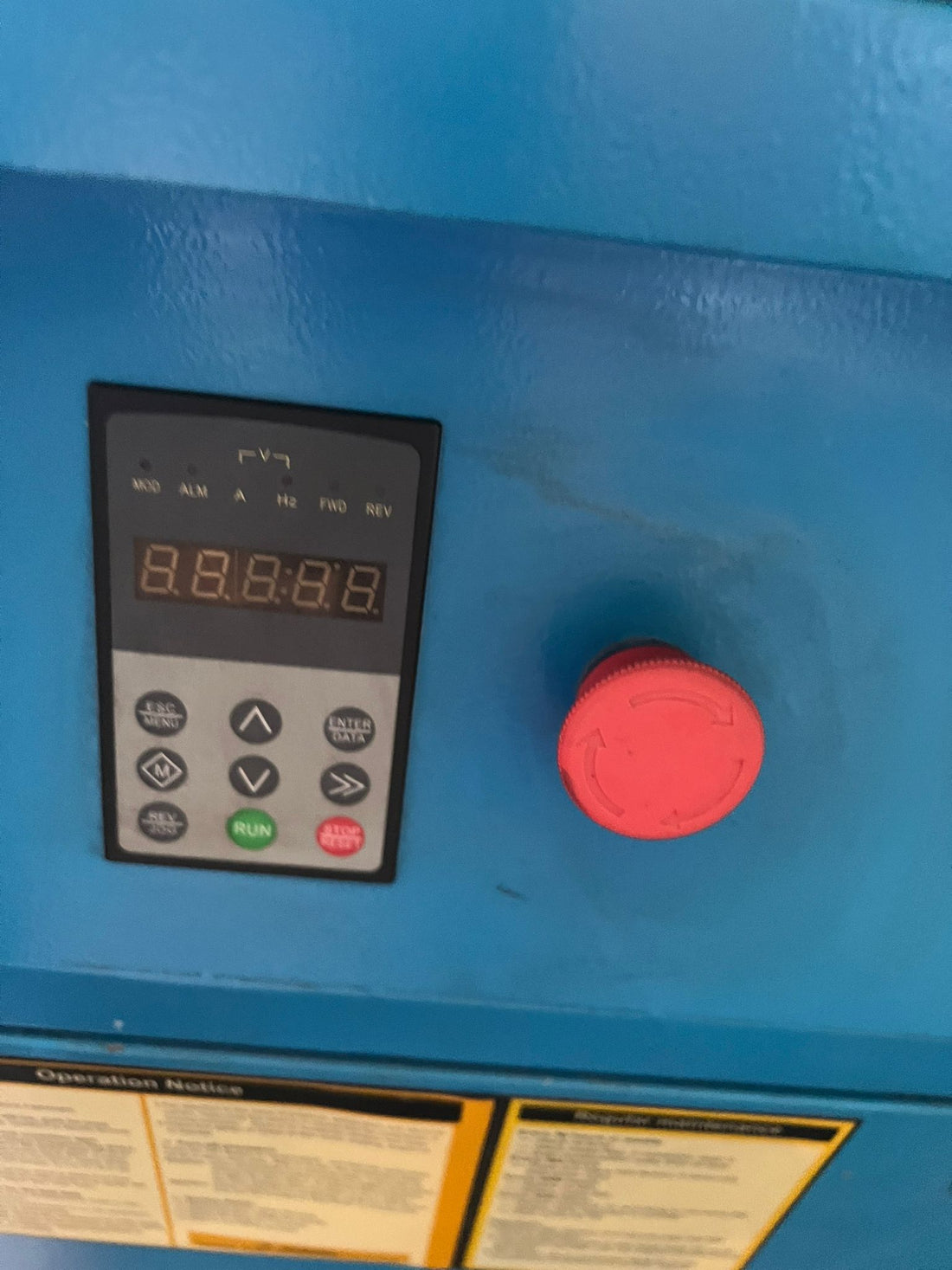 HIGH QUALITY AIR COMPRESSOR BLUE HEAVY DUTY WITH EXTRA STORAGE TANK AND DRYER