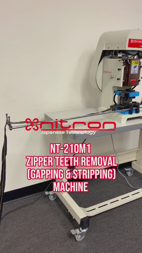 NT-210M-1 Zipper teeth removal (gapping & stripping) Machine