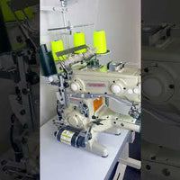 NT-6500-D-7/P-B AUTOMATIC DIRECT DRIVE FRONT CYLINDER  ELASTIC ATTACHING COVERSTICH SEWING MACHINE