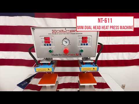 MÁQUINA DE TRANSFERENCIA DE CALOR DE DOBLE CABEZAL NT-611