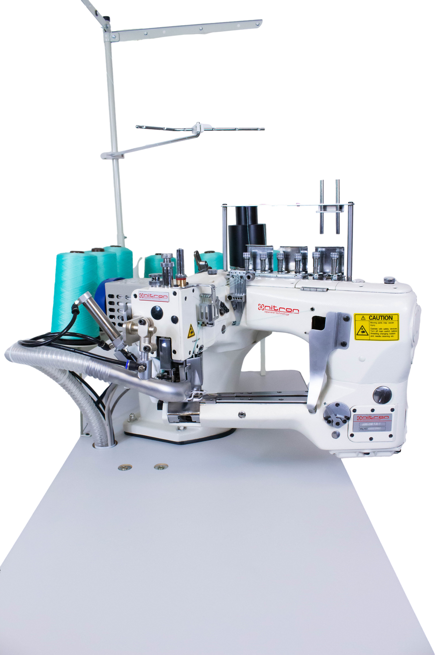 NT-6200-0 1MS-52D-7 FLAT LOCK INDUSTRIAL SEWING MACHINE (WITH CHAIN CUTTER)