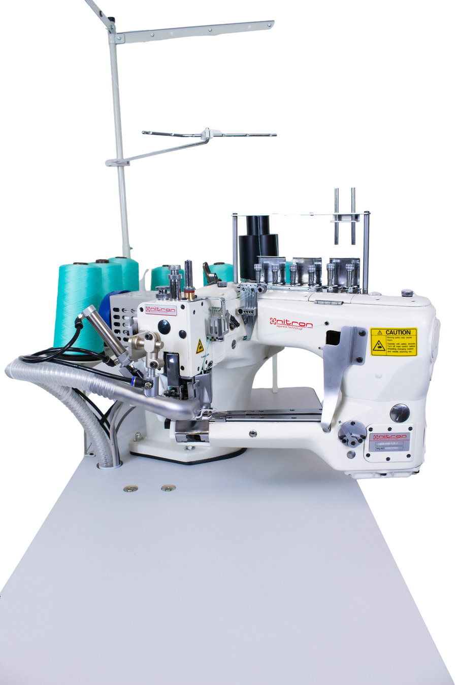 NT-6200-0 1ms-52d-7 FLAT LOCK INDUSTRIAL SEWING MACHINE (WITH CHAIN CUTTER)