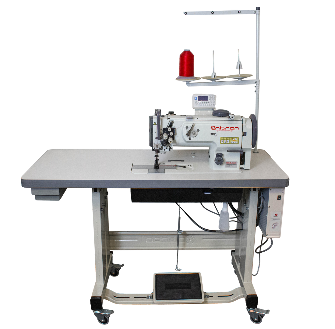 NT-1560-7 COMPUTERIZED DOUBLE NEEDLE AUTOMATIC SEWING MACHINE