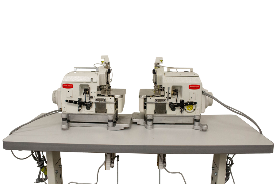 NT-3215-01D Set of EX overlock sewing machine left & right with direct drive motor 220V power with safety stitch only