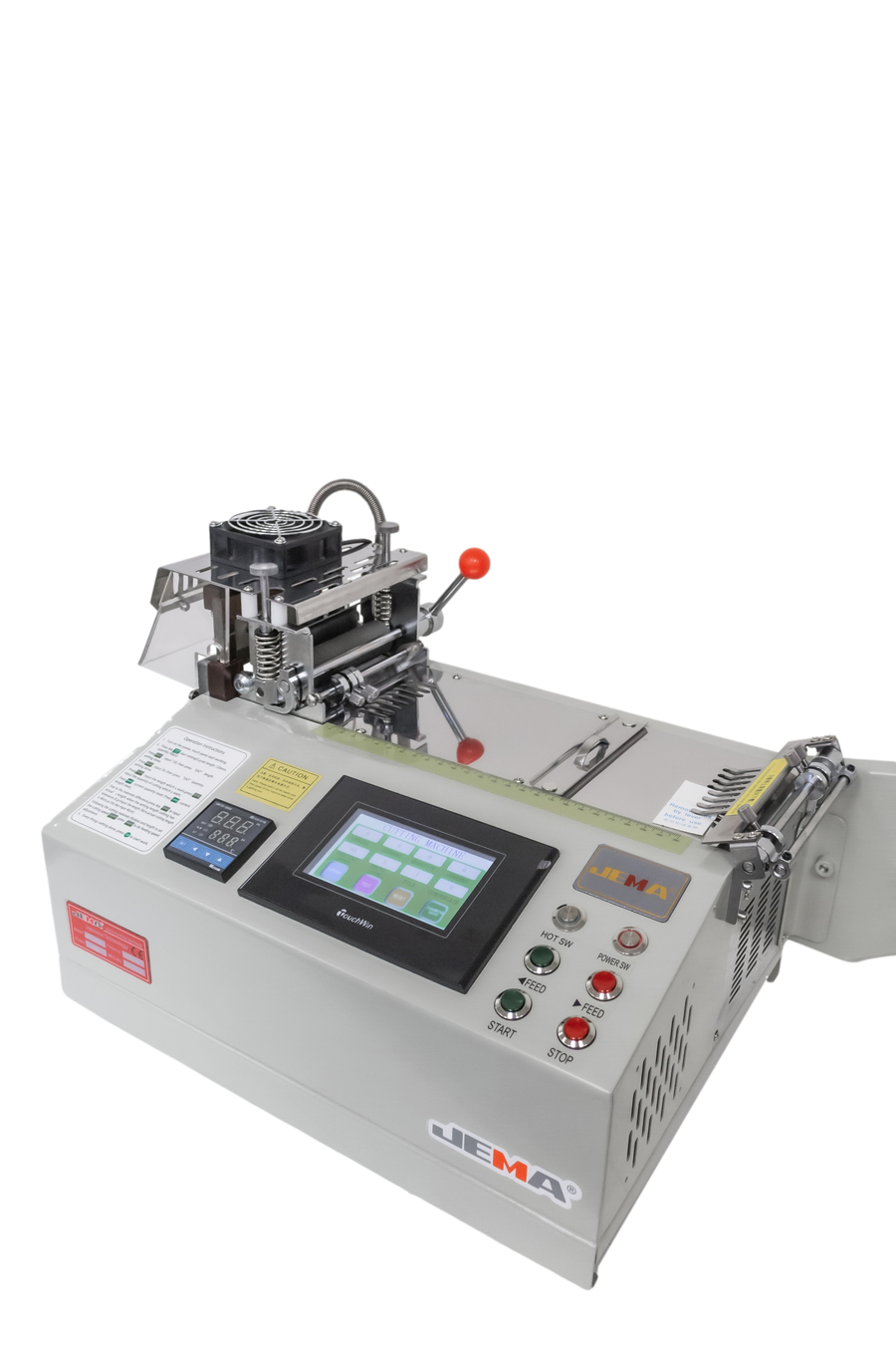 JM-120EHS NEW GENERATION ELECTRONIC HOT LABEL CUTTING MACHINE