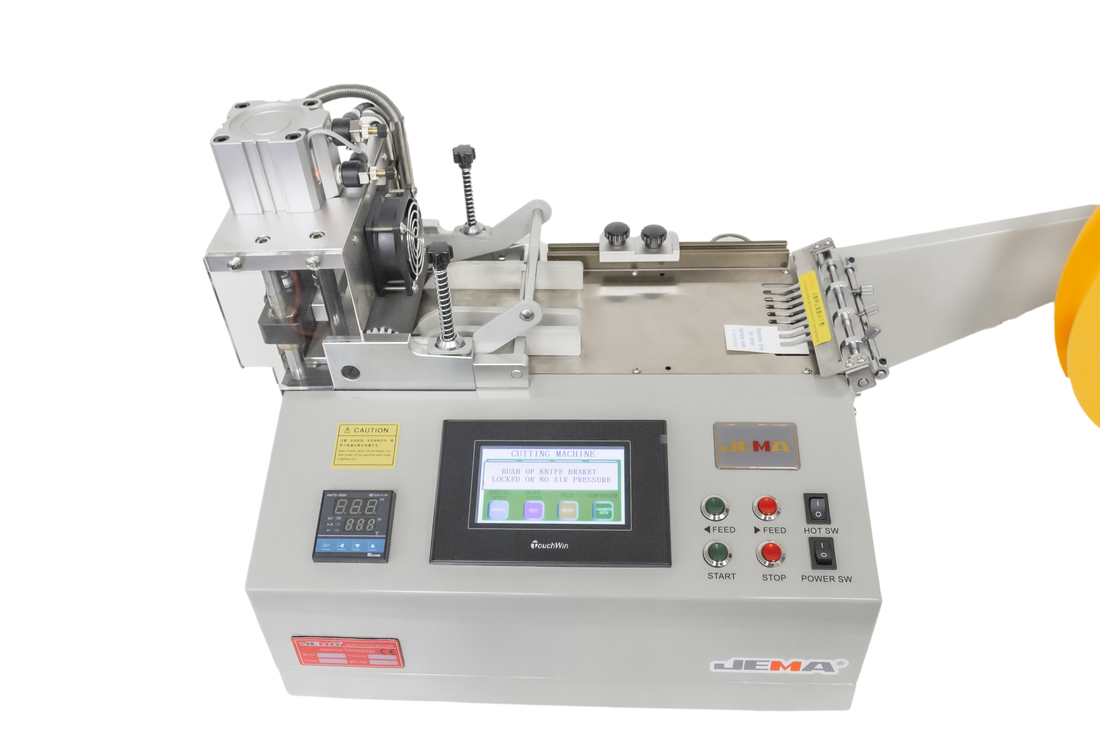 JM-120PLHS MÁQUINA DE CORTE EN FRÍO Y CALIENTE DE ETIQUETAS PENUMÁTICAS DE NUEVA GENERACIÓN