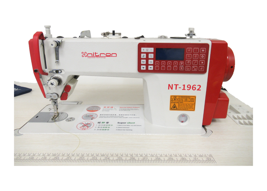NT-1962 MÁQUINA DE COSER COMPUTARIZADA DE UNA AGUJA PARA TRABAJO PESADO 